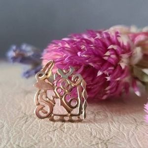 14K Gold Sweet 16 Pendant